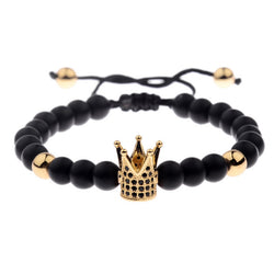 MYELA Accent Gold Crown Bracelet