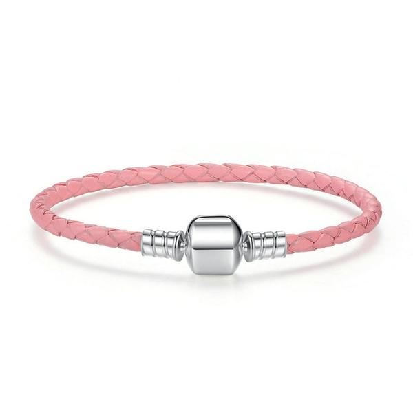 FLORENCE Genuine Leather & Sterling Silver - Pink