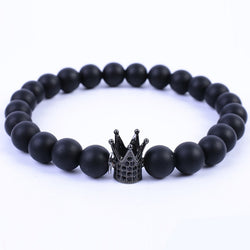 MYELA Classic Crown Bracelet - Black